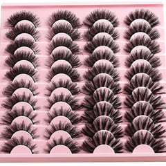 APCYUST cils-faux mink synthétique doux et réutilisables