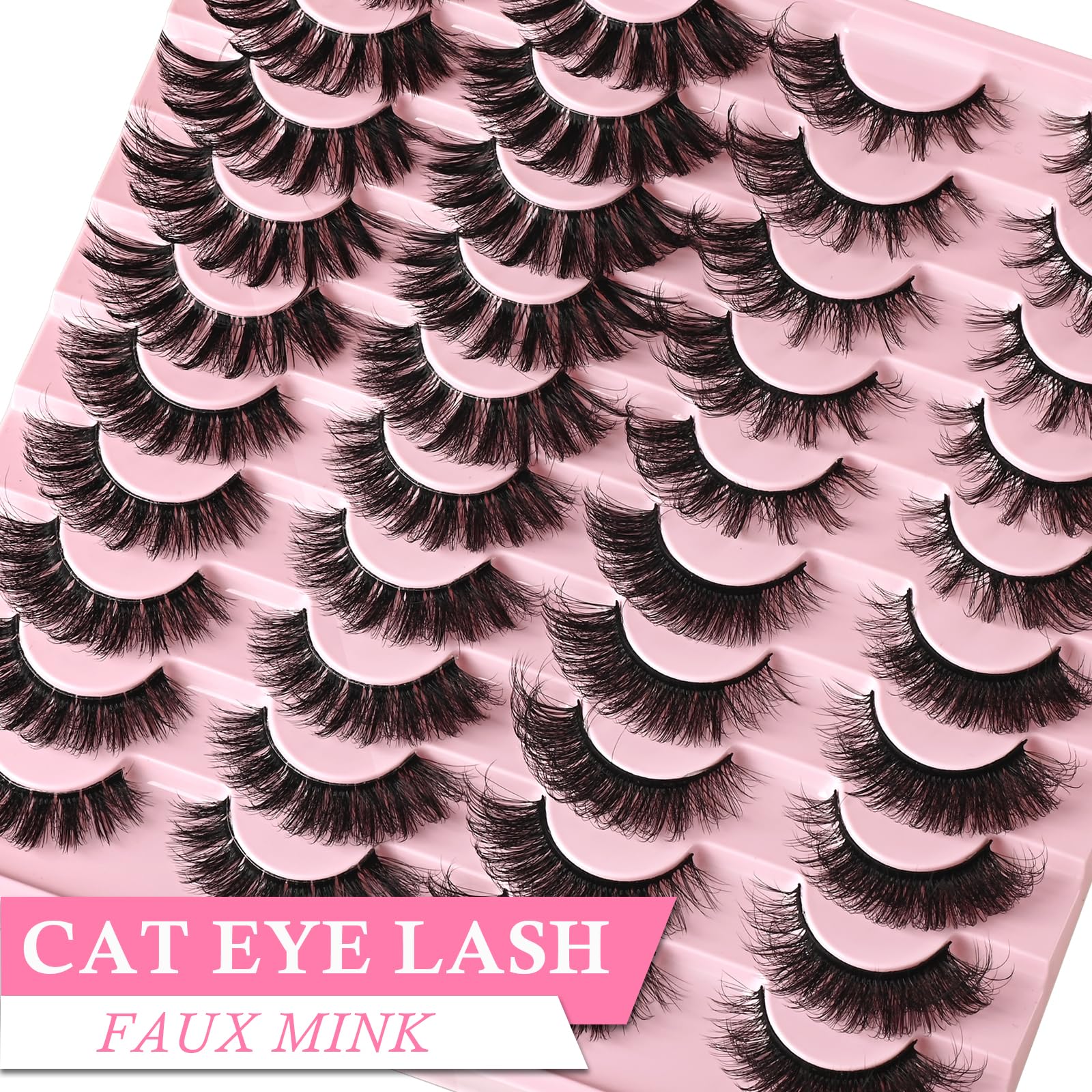 APCYUST cils-faux flexibles pour confort longue durée