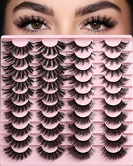 APCYUST cils faux volumineux ensemble pour un regard dense et naturel