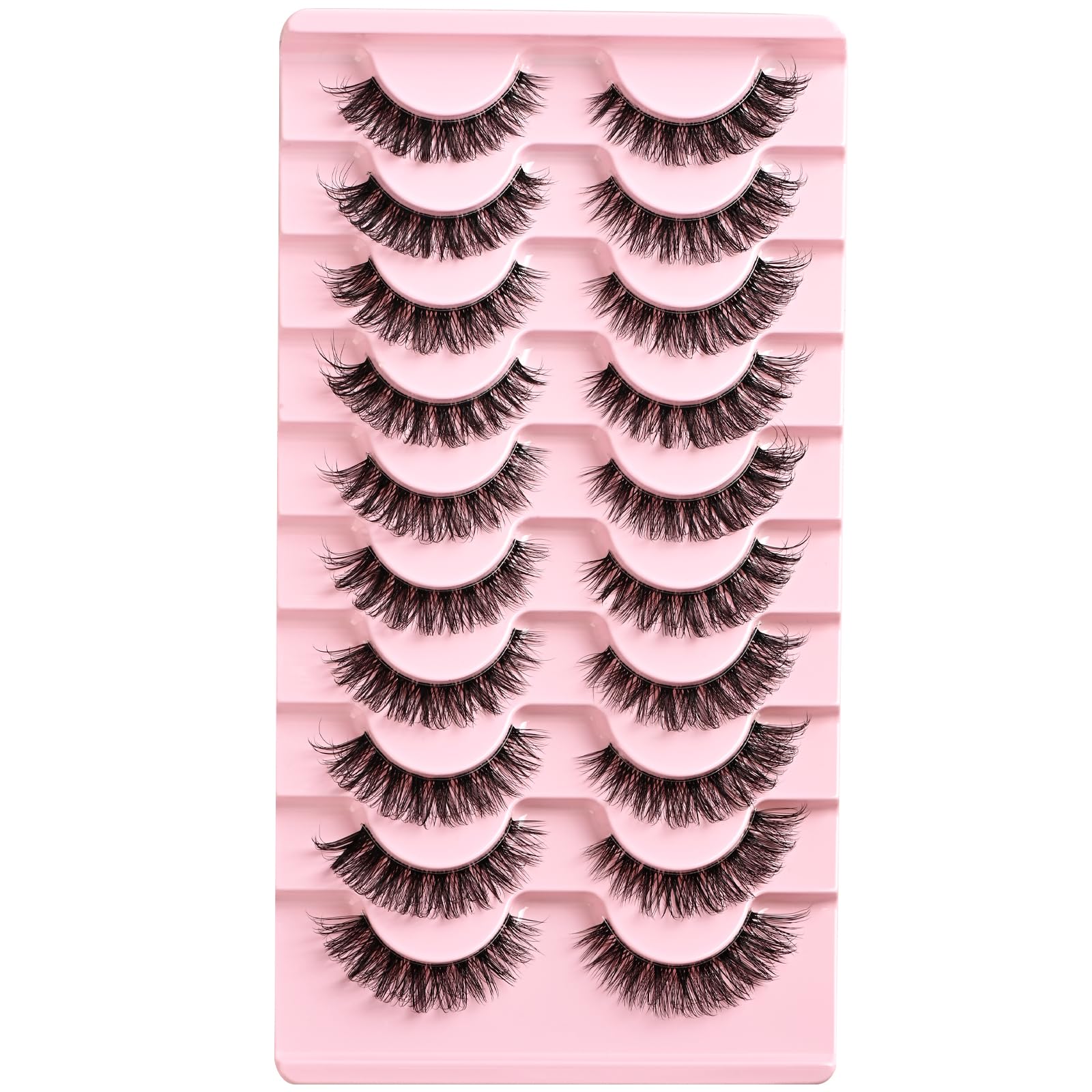 APCYUST cils lot 10 paires pour varier les styles sans effort.