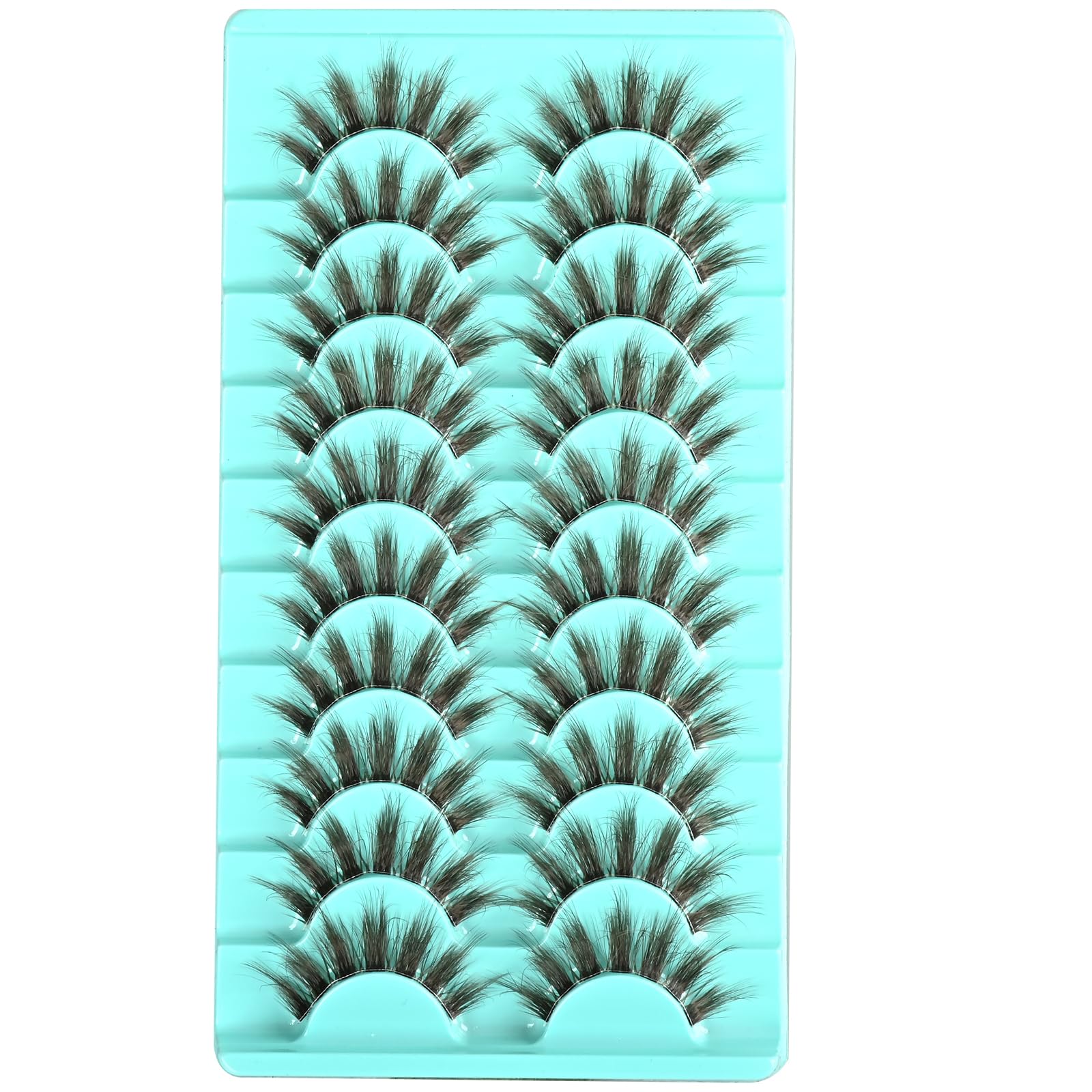 Cils APCYUST marron réutilisables avec soin pour plusieurs usages.