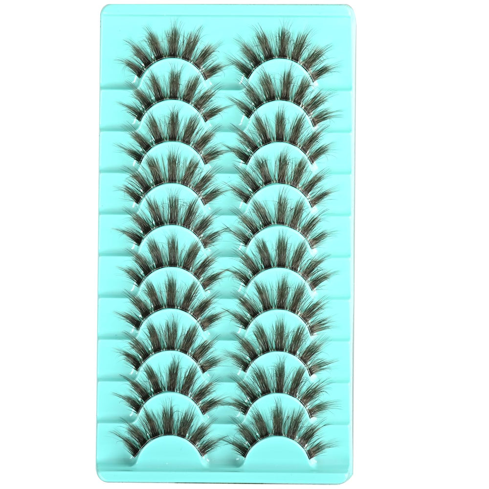 Cils APCYUST marron réutilisables avec soin pour plusieurs usages.