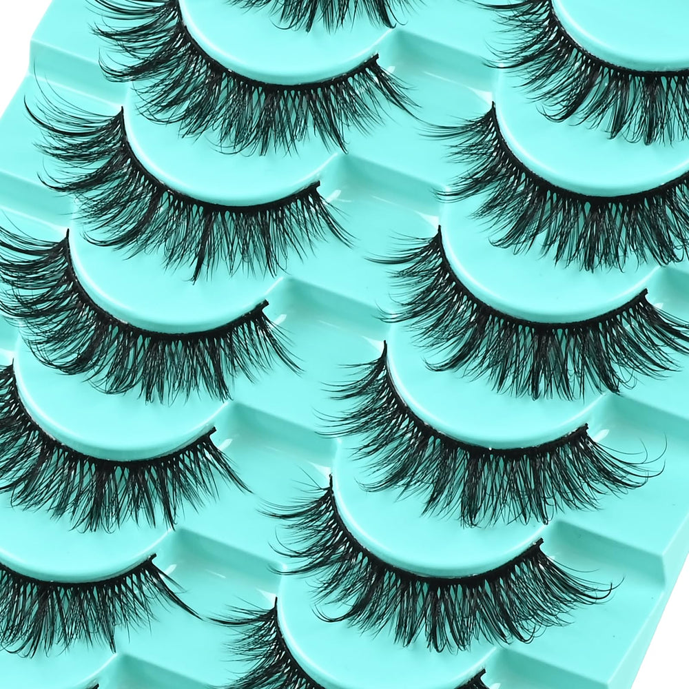 APCYUST cils mink 3d oeil-chat, volume léger et définition extérieure.