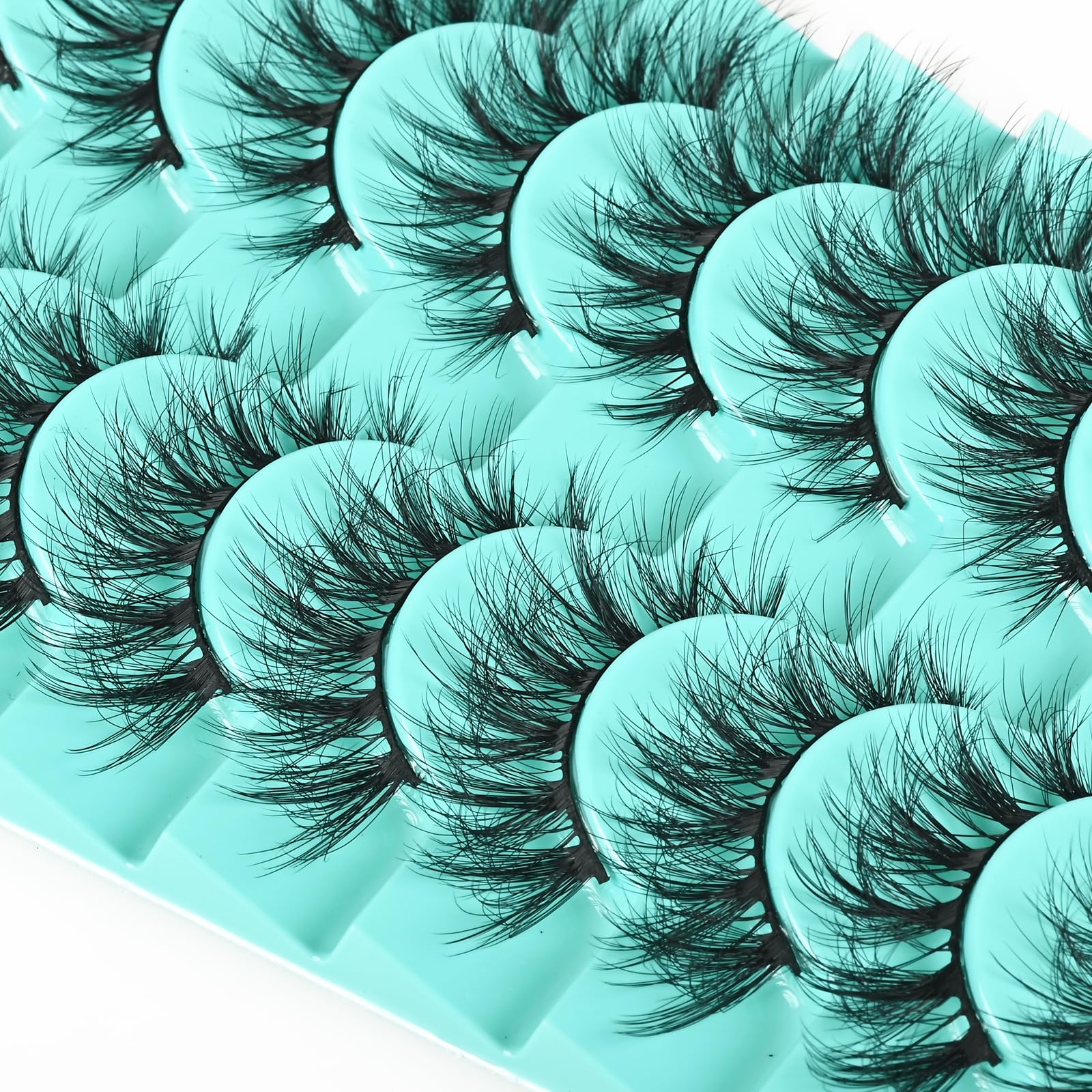 APCYUST cils mink application facile avec bande flexible et adaptabilité.
