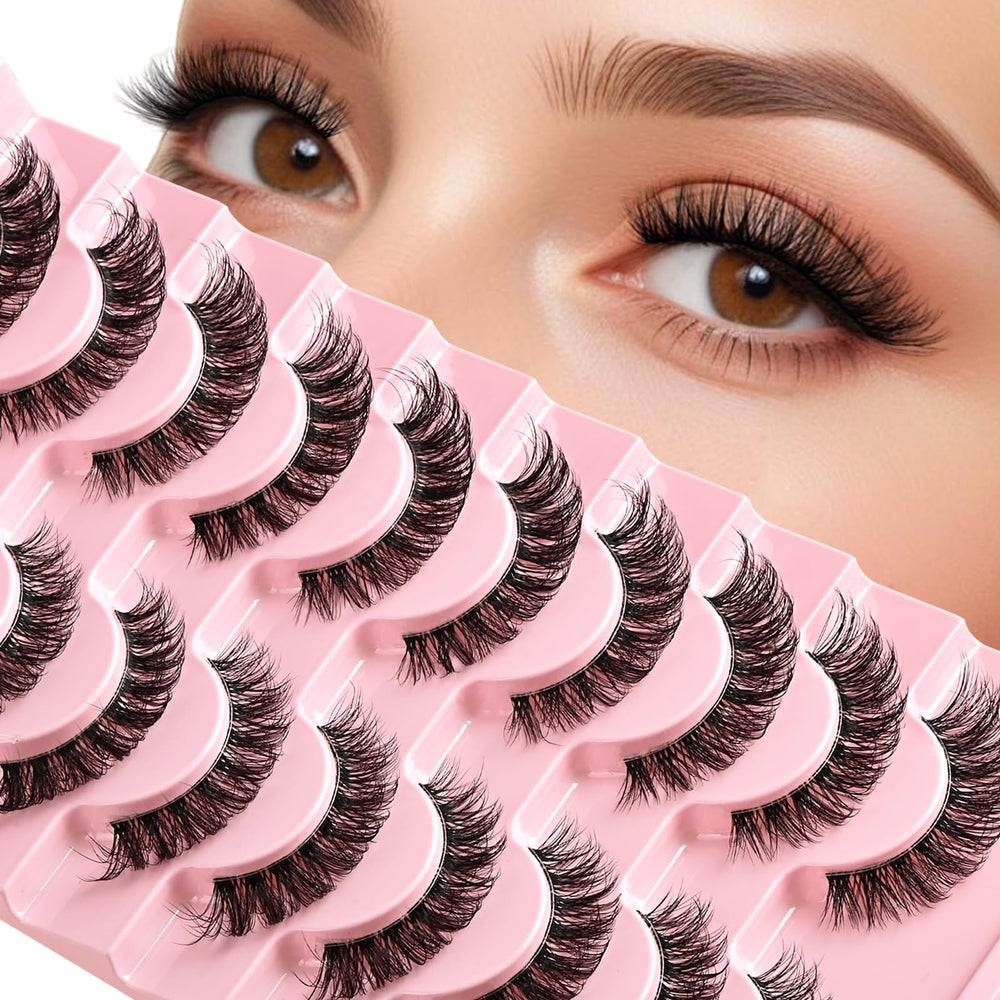 APCYUST cils effet œil-de-chat naturel pour un regard subtil.