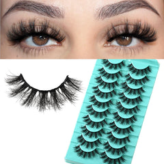 APCYUST cils wispy manga 16mm pour un regard naturel et expressif.