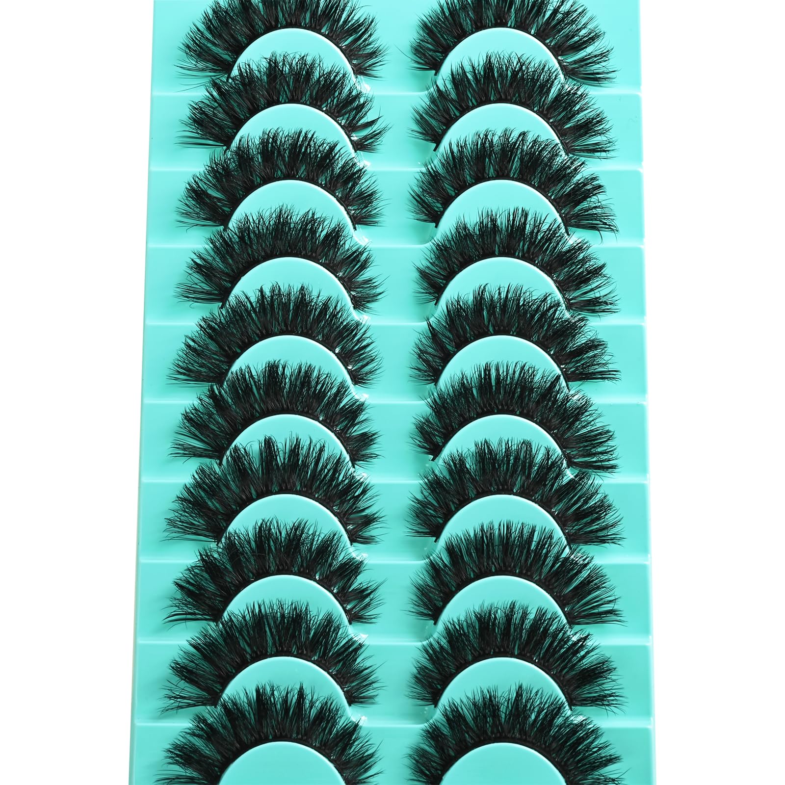 Cils APCYUST dix paires, option réutilisable pour maquillage pro