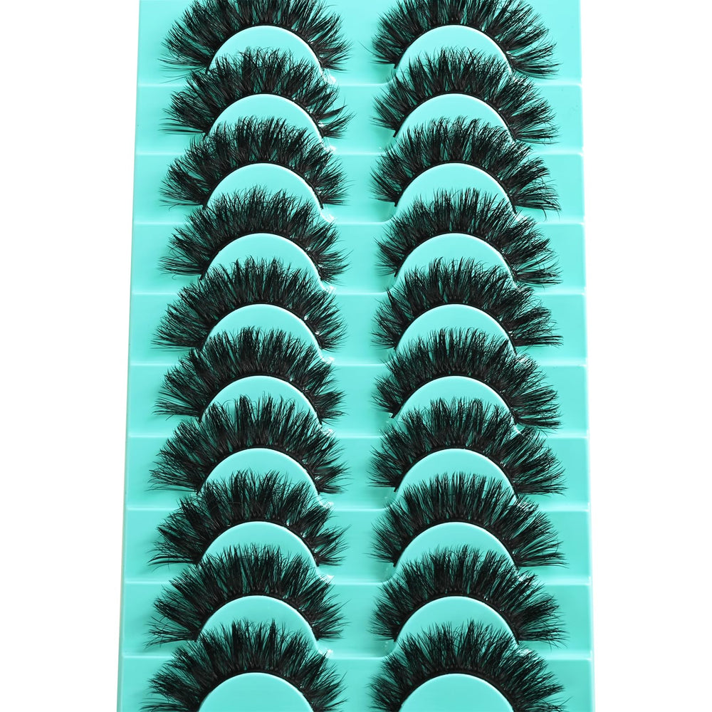 Cils APCYUST dix paires, option réutilisable pour maquillage pro