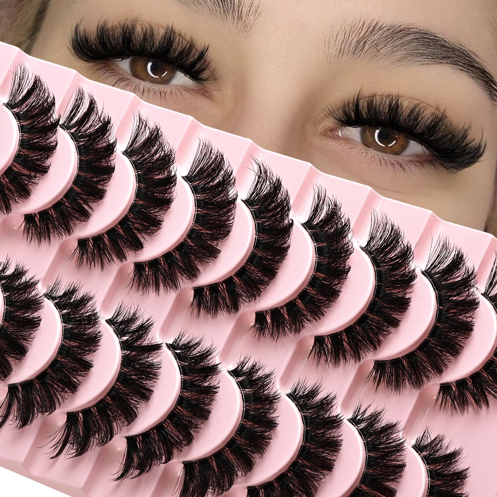 APCYUST Faux Cils ensemble aérien pour un regard ouvert