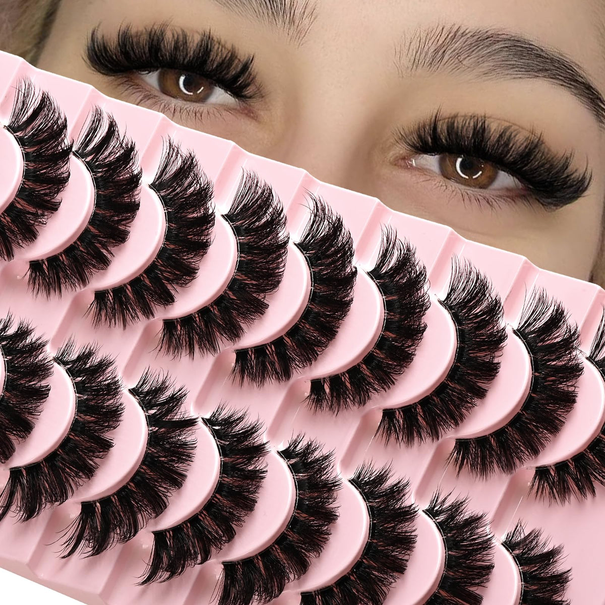 APCYUST Faux Cils ensemble aérien pour un regard ouvert