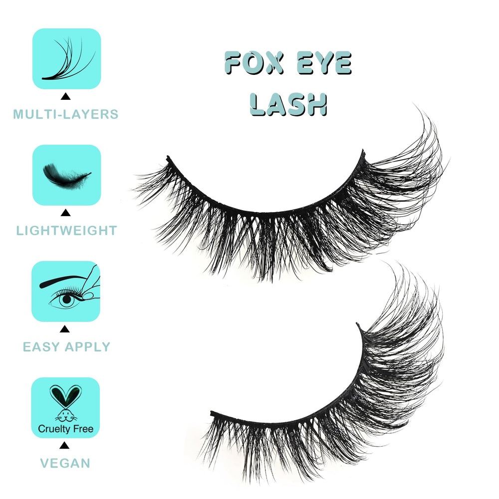 APCYUST cils 3D duveteux, volume léger et texture naturelle pour glam discret