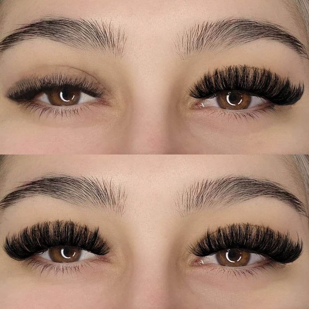 APCYUST cils design en mèches séparées pour effet volumineux et naturel