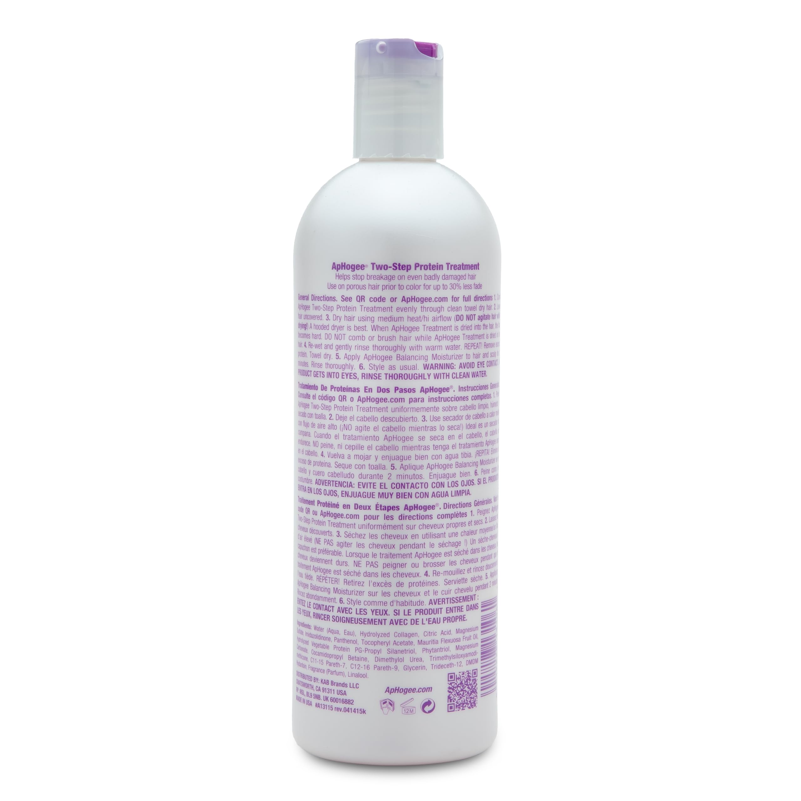 Aphogee-application-produit-usage-16oz: routine simple adaptable à tous les cheveux.