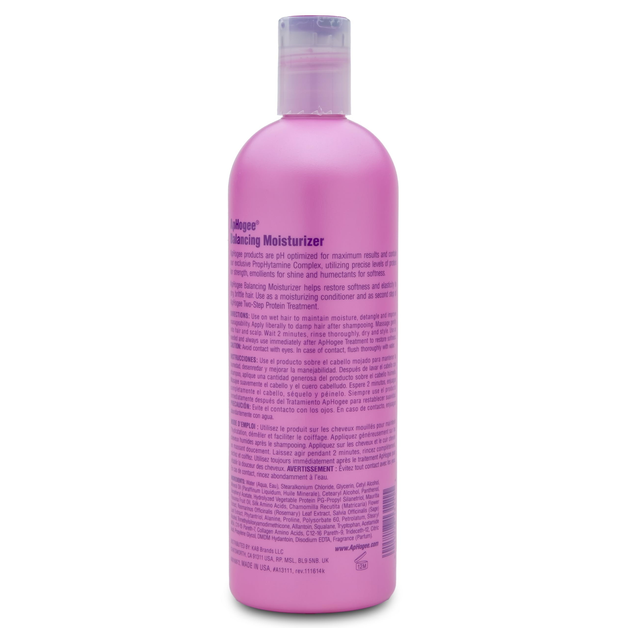 Aphogee-emballage-ensemble-soin-cheveux-16oz: packaging élégant pour le duo de soins.