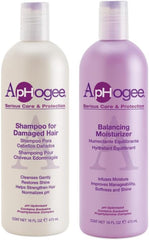 ApHogee Shampooing pour cheveux endommagés et hydratant équilibrant, pour brillance et élasticité renforcées