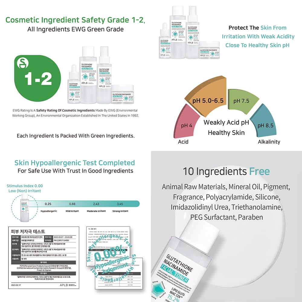 APLB tonique Glutathione Niacinamide - éclat subtil possible