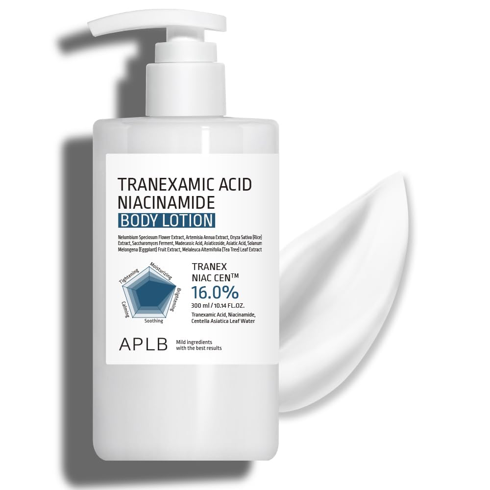 APLB Tranex NIAC Lotion Corps – bouteille, hydratation longue durée pour peau homogène