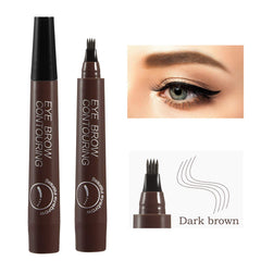Apooliy crayon sourcils liquide Embout fourche pour contour précis