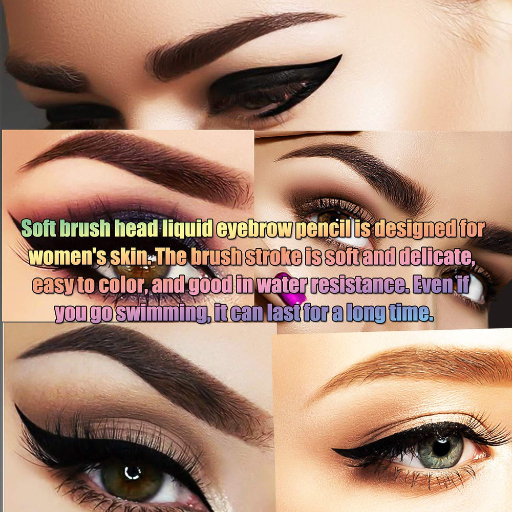 Apooliy crayon sourcils liquide Longue tenue après transpiration