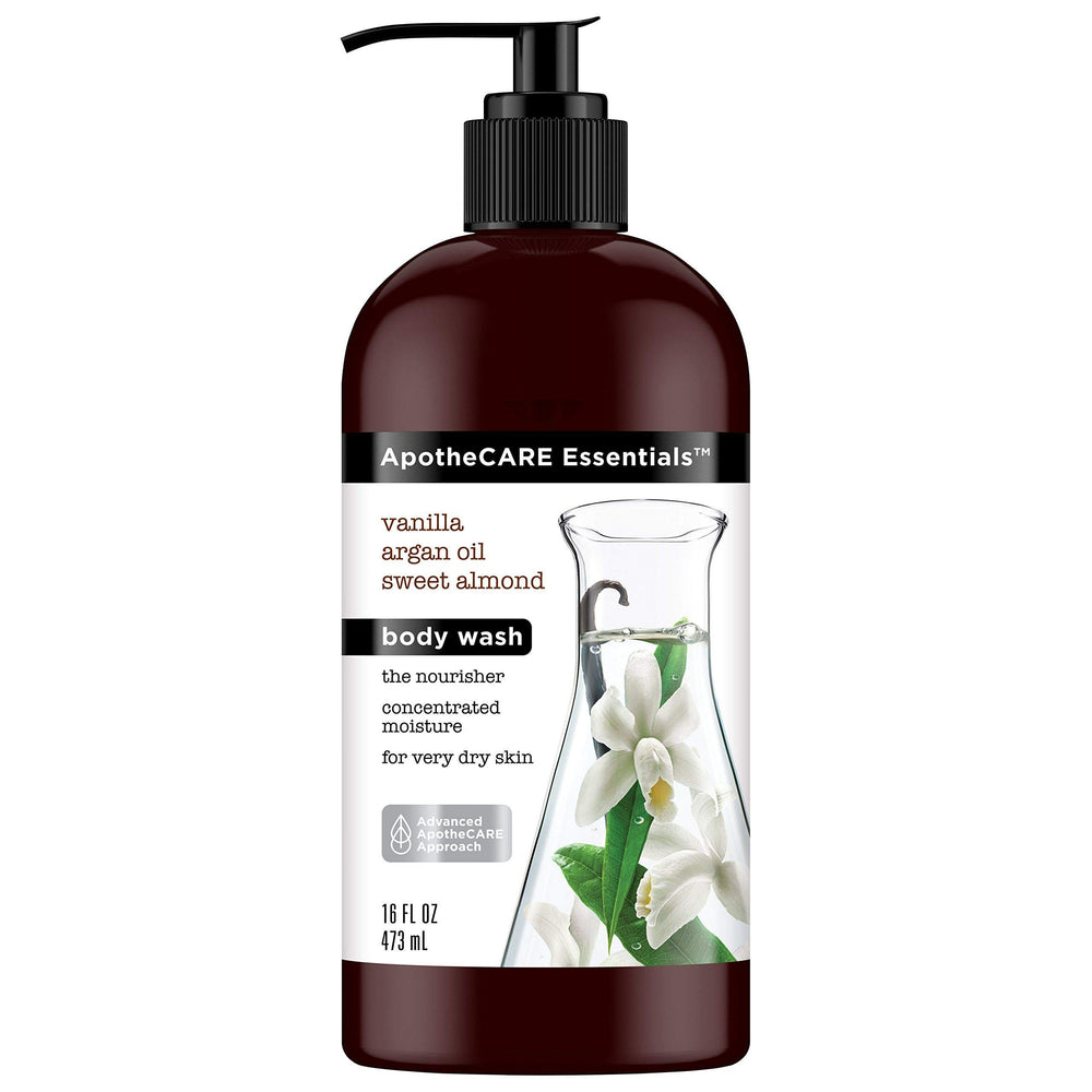 Gel Douche Nourrisseur ApotheCARE Essentials – bouteille pour peau douce et hydratée