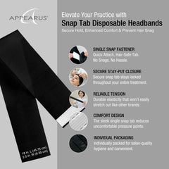Appearus bandeau-cheveux-noir discret et adapté à divers environnements professionnels