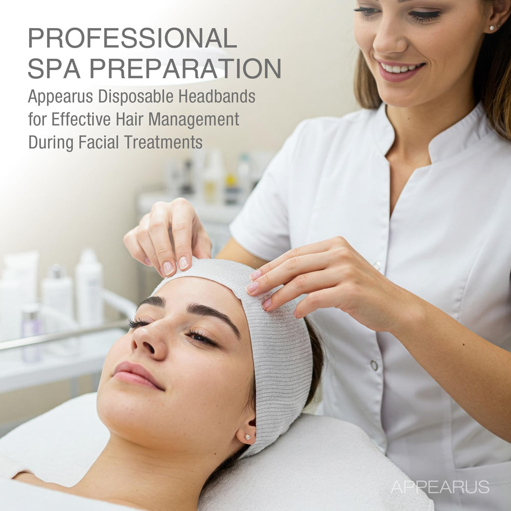 APPEARUS bandeau spa, usage polyvalent pour maison, salon et procédures esthétiques.