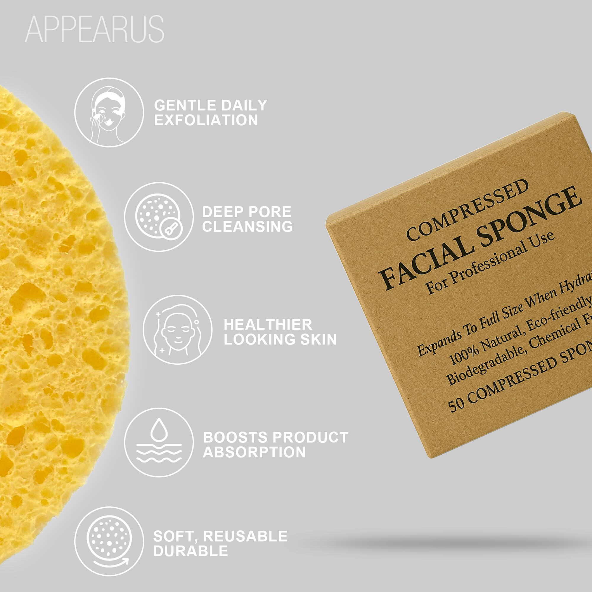 Texture exfoliante légère Appearus pour le soin quotidien