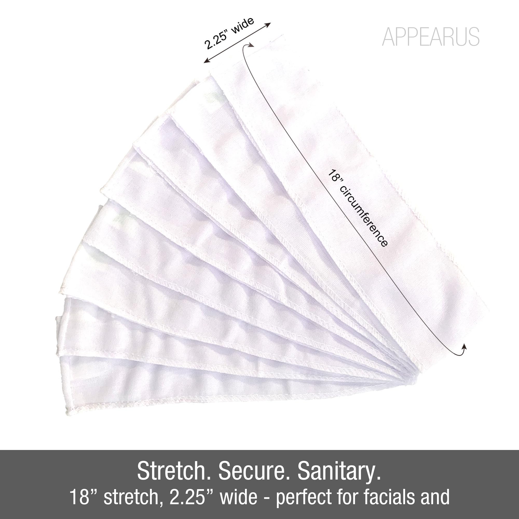 APPEARUS headband sans fermeture, confort sans accrocs pendant les soins.