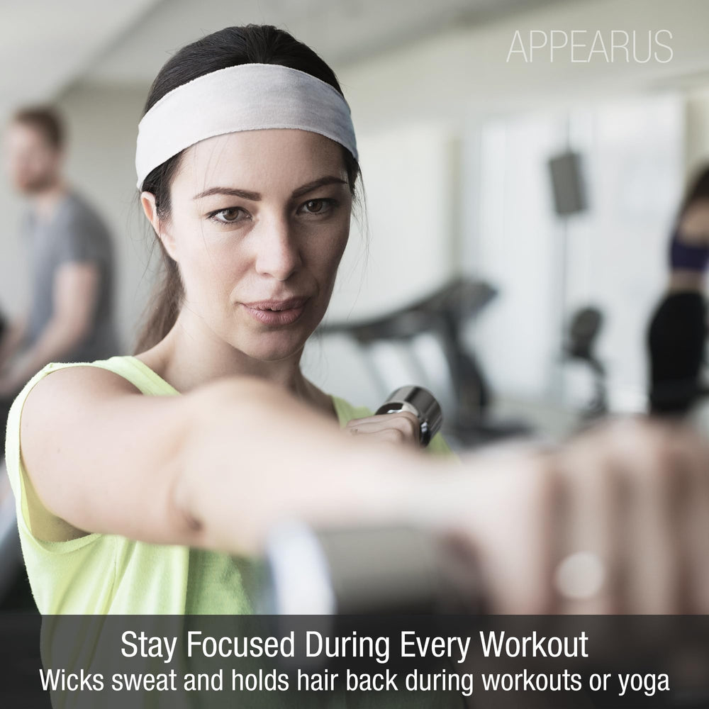 APPEARUS headband usage pro esthetique, idéal pour soins du visage et maquillage.