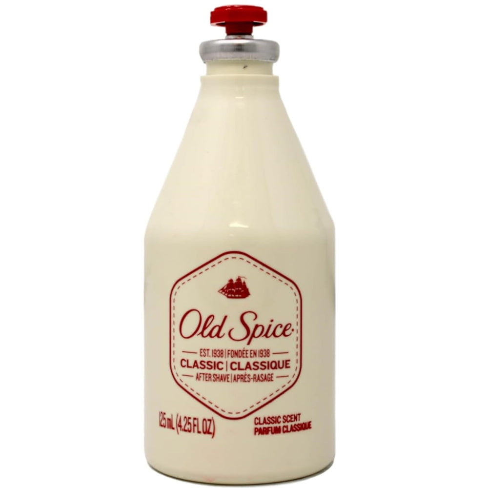 Old Spice Classic, application-sur-main, pratique après rasage pour sensation agréable.