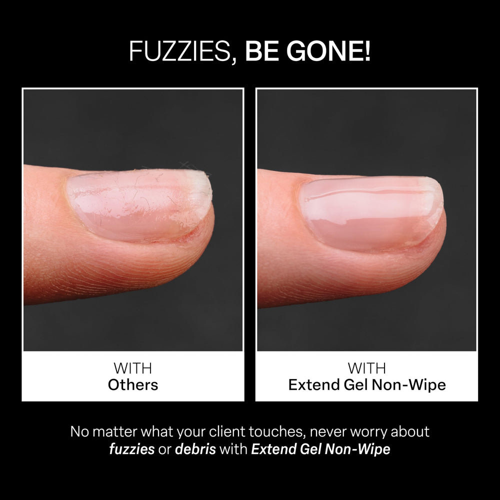 APRÉS Extend Gel Non-Wipe: application précise pour des résultats nets et propres.