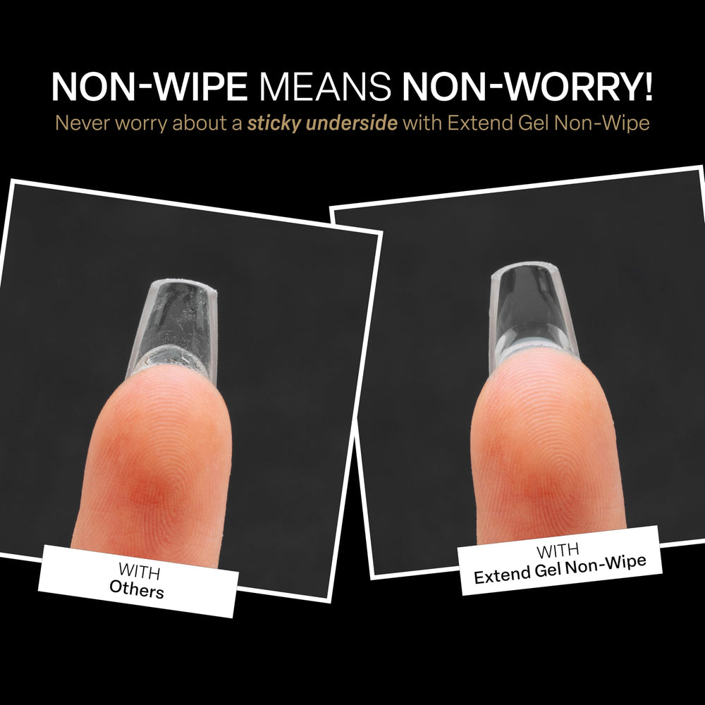 APRÉS Extend Gel Non-Wipe: pinceau Brush-X pour un placement précis.