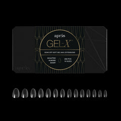 APRÉS Gel-X pointe amande naturelle, surface plane pour une pose rapide et soignée