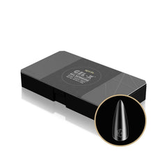 Apres Gel-X: boîte d'embouts naturels stiletto moyen pour une application précise.