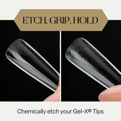 APRÉS Gel-X Prep, intérieur d’embout à préparer pour une adhérence renforcée.