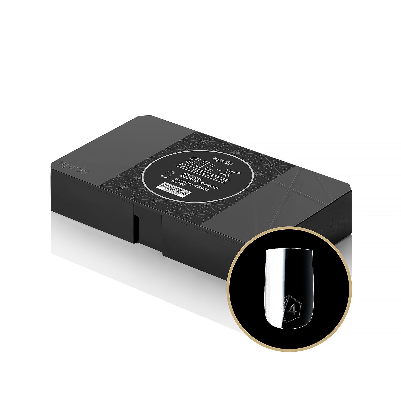APRÉS Gel-X embouts taille 00, ajustement précis pour ongles naturels durables.