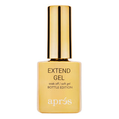 APRÉS Gel Extend – bouteille dorée 15 ml pour une application Gel-X précise.