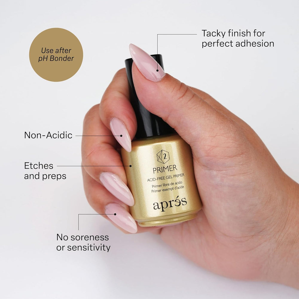 Pinceau APRÉS Primer Gel Non-Acide pour une application précise.