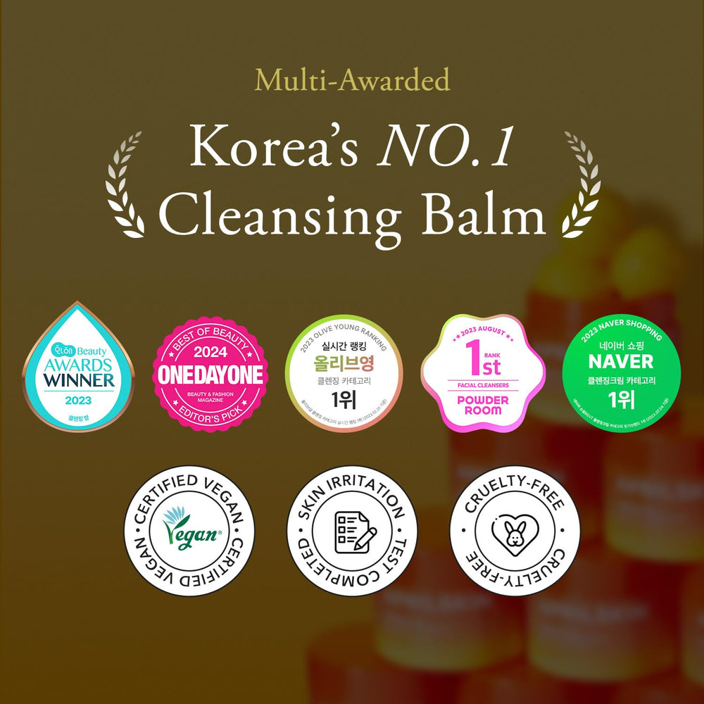 APRILSKIN balm melts makeup during cleansing for quick results