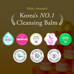 APRILSKIN balm melts makeup during cleansing for quick results
