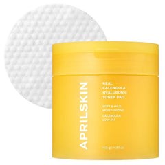 APRILSKIN Calendula PHA Toner Pads – emballage élégant pour démarrage de routine hydratante