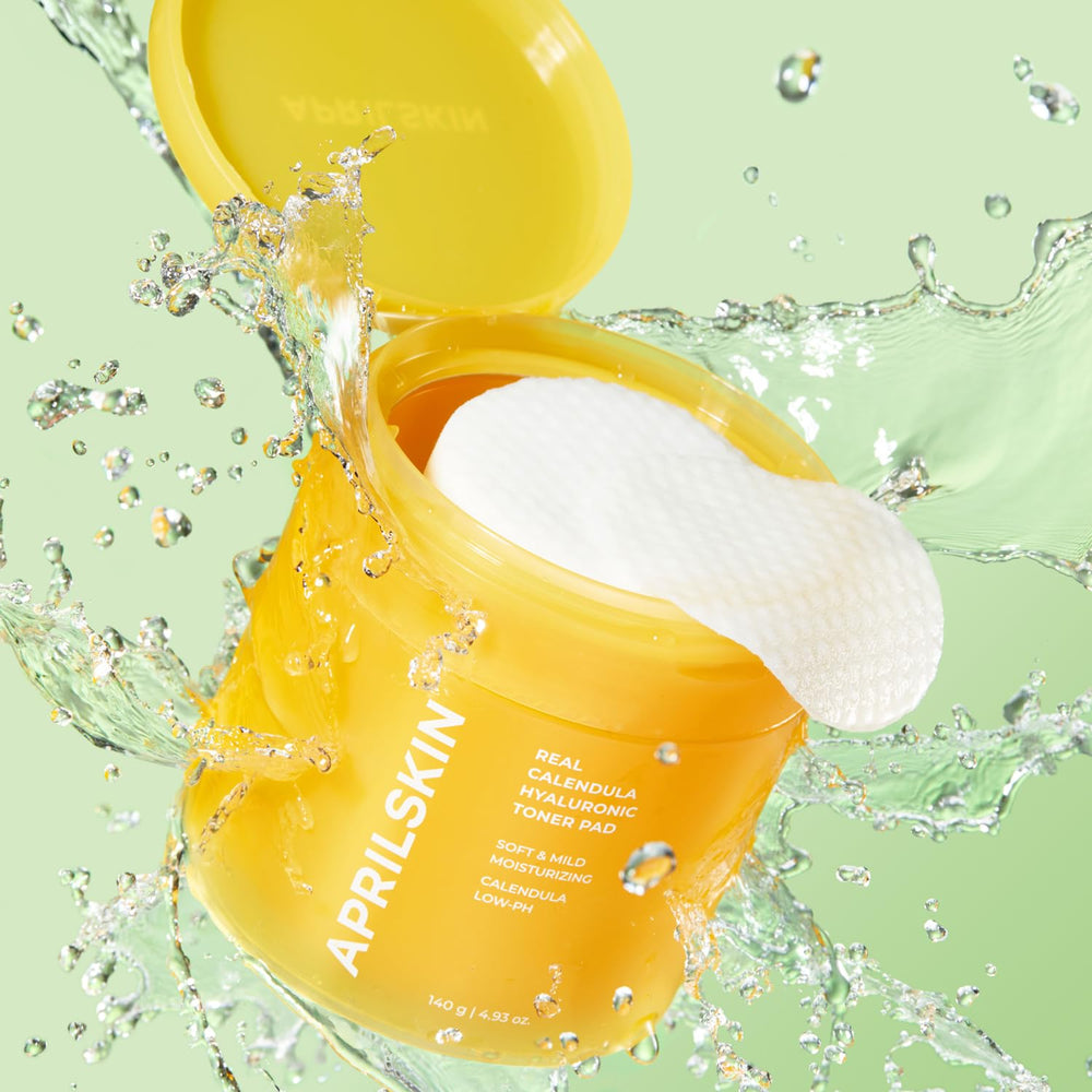 APRILSKIN Calendula PHA Toner Pads – texture douce et exfoliation légère