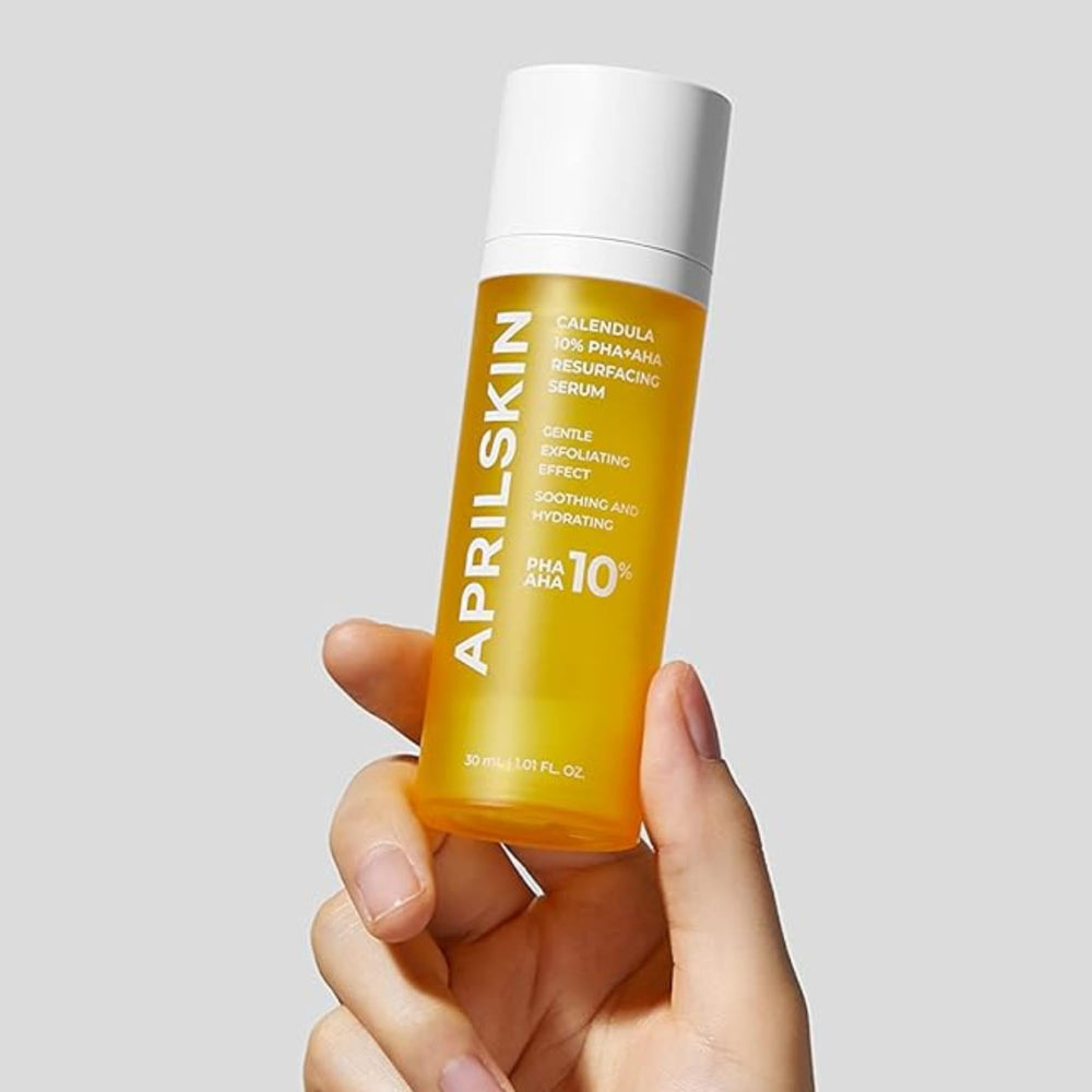 Sérum végan APRILSKIN Calendula10% PHA+AHA prêt à hydrater et éclaircir.
