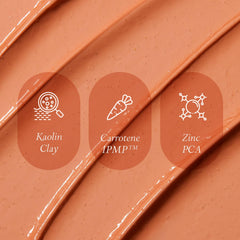 APRILSKIN Carrotene IPMP application ciblant les pores et le sébum.
