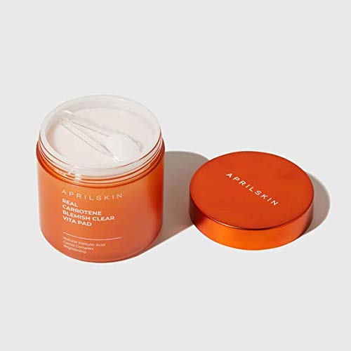 Complexe Vita 12 des APRILSKIN Carrotene Pads pour l’éclat.