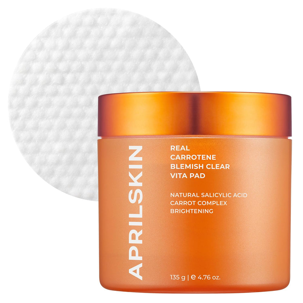 Emballage APRILSKIN Carrotene Pads, pratique et élégant pour votre routine.