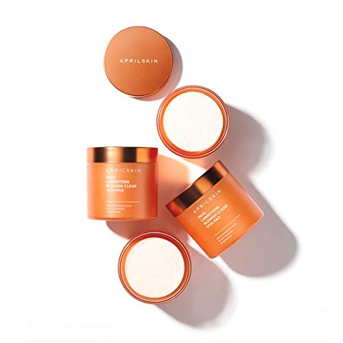 Exfoliation douce des APRILSKIN Carrotene Pads avec PHA et acide naturel.