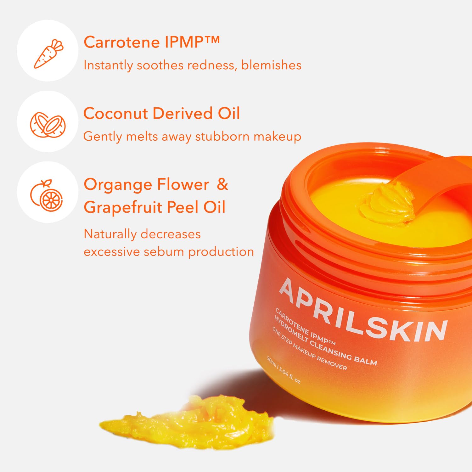 APRILSKIN eye-safe cleansing balm used on sensitive eyes