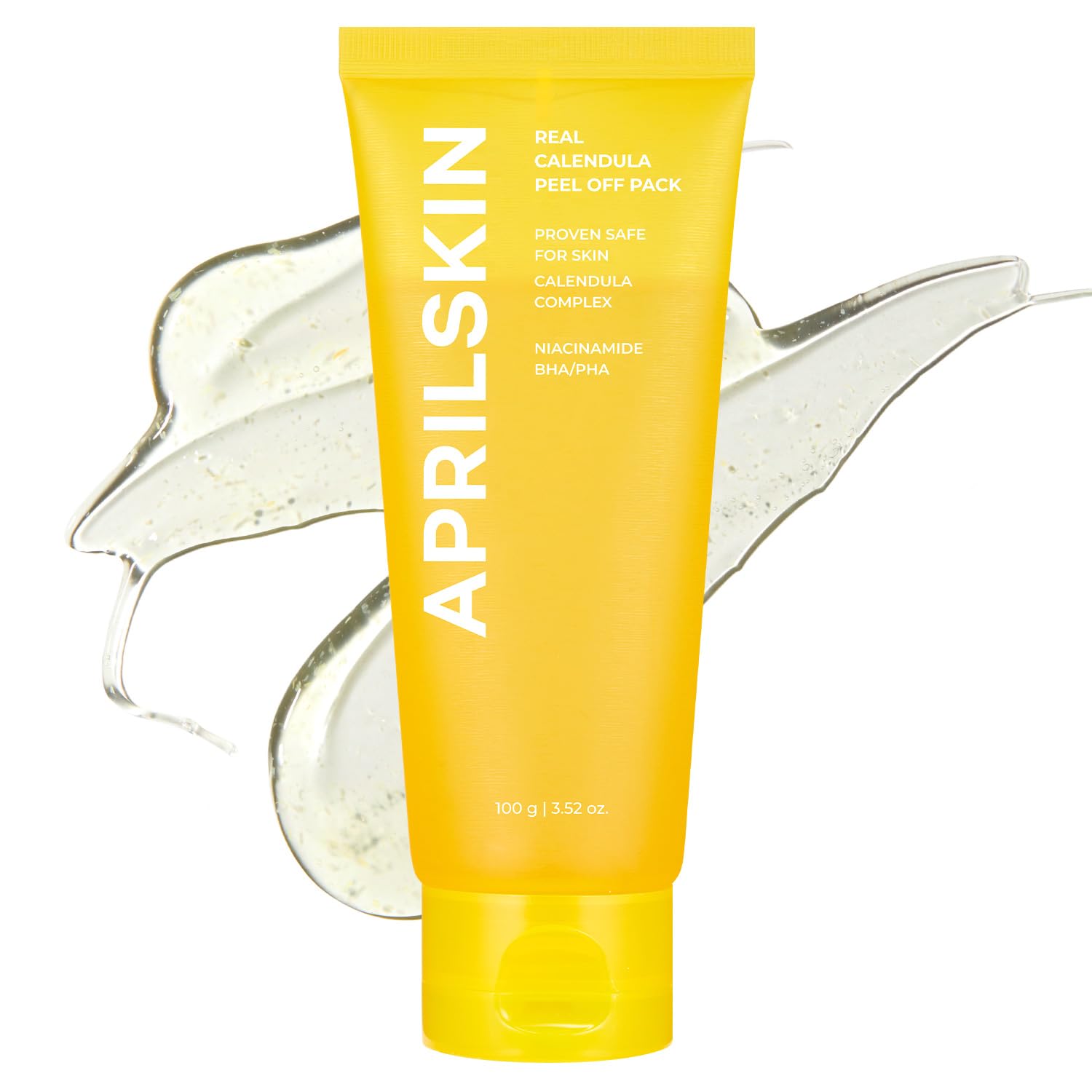 APRILSKIN masque-peel-off calendula : bouteille prête à être utilisée pour exfolier en douceur