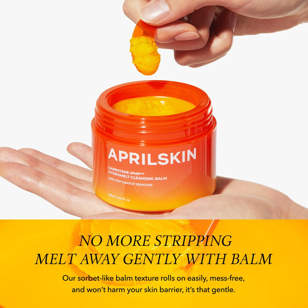 APRILSKIN cleansing balm shown controlling oil in skincare routine